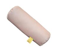 GM Cuscino cilindrico cervicale a rullo per collo schiena e gambe 40x15 cm Made in Italy con rivestimento in tessuto idrorepellente e antimacchia Beige
