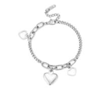 GM INDUSTRIE ITALIANE Srl ATELIER FRATTINA 81 BRACCIALE CUORE ARGENTO