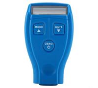 GM200A - Misuratore di spessore della vernice per auto, digitale, con LCD e retroilluminazione, Fe/NFe automatico, gamma 0-1800µm, calibrazione, controllo auto usata, officina, blu