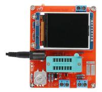 GM328 - Tester per transistor, misuratore di capacità, acrilico, rilevamento automatico, 50 m ohm, 100 mF, per riparazioni elettroniche