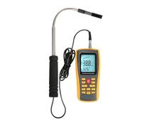 GM8903 Anemometro portatile Indicatore di velocità del vento Misurazione della temperatura Strumento interfaccia USB misura 30 m/s Digitale LCD(8903 probe)
