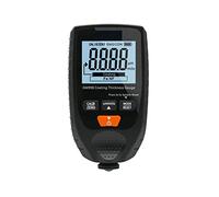 GM998 Spessimetro for pellicole retroilluminate Tester for vernici for auto Spessimetro for rivestimenti Tester for vernici NF(Full Black)