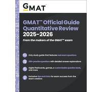 Gmat Official Guide Quantitative Review 2025 - 2026: Book + Online Question Bank