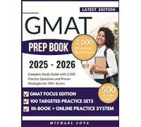 GMAT PREP BOOK 2025-2026: Complete Study Guide with 2,000 Practice Questions and Proven Strategies for 700+ Scores