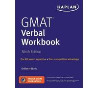 GMAT Verbal Workbook (Tascabile) Kaplan Test Prep