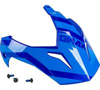 GMAX GM-11/GM-11S Cacciatore Casco Visiera W/ Viti Blu/Grigio G011103