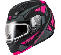 GMAX MD-04S Sector Casco Con Doppio Lente Protezione 3XL Nero/Rosa