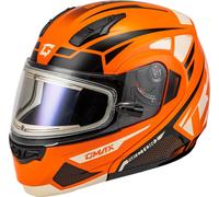 GMAX MD-04S Sector Casco Con Elecric Scudi 3XL Arancione/Nero