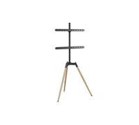 GMB-Audio Supporto da Terra per TV con Treppiede Oscillante, per Schermi da 32'' a 65'', Altezza Regolabile, Rotazione 70, Compatibile VESA