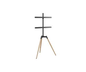 GMB-Audio Supporto da Terra per TV con Treppiede Oscillante, per Schermi da 32'' a 65'', Altezza Regolabile, Rotazione 70, Compatibile VESA