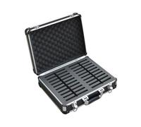 GMBAYUE Armadietto Porta Cellulare Portatile, Scatola Porta Cellulare in Metallo, Mobile Storage Box con Interno Morbido for Aule, Esami, Uffici, Fabbriche, Ristoranti(55x13.5x35cm)