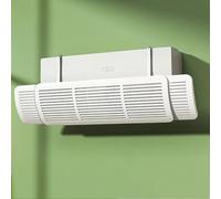 GMBAYUE Deflettore Condizionatore Universale, Deviatore D'aria Regolabile, Regolabile Deflettore Aria Condizionata, Deflettore Aria Condizionata a Parete (Color : Pure white, Size : 74-104cm)