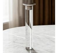 GMBAYUE Gambe dei Mobili in Acrilico con Vite, Gambe for Divano Trasparenti, Piedini for Tavolo di Sostituzione a Altezza Regolabile for Comò, Credenza, Armadio, Tavolino da Caffè(15cm/5.9in)