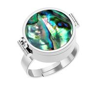 GMBYLBY 1 paio di anelli per dita regolabili per la conservazione di balsami per labbra, accessori portatili in acciaio inox per viaggi, uso quotidiano per oggetti urgenti, anelli creativi, come