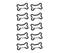 GMBYLBY 10pcs Pattern Osseo in Alluminio Gancio Clip Arrampicata Multiuso per Escursioni in Campeggio E Bisogni Quotidiani Tweight Carabiner