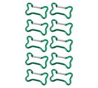 GMBYLBY 10pcs Pattern Osseo in Alluminio Gancio Clip Arrampicata Multiuso per Escursioni in Campeggio E Bisogni Quotidiani Tweight Carabiner