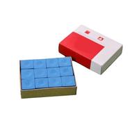 GMBYLBY 12 Non Slip Segnali Quadrati Gesso Billiard Punta Gesso Piscina Punta Quadrata Biliardo Facile da Usare Non Slip