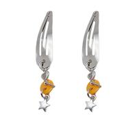 GMBYLBY 2 fermagli per capelli in metallo con ciondolo a forma di molla, per ragazze, per scattare foto e viaggiare, colori multipli