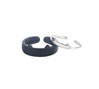 GMBYLBY 2 graziosi anelli a forma di gatto con orecchie di gatto, regolabili, coppia di gattini in stile cartone animato, regalo per donne, adolescenti, gattini