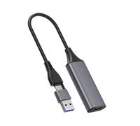 GMBYLBY 2 interfacce per cavo USB 2.0 C per scheda di registrazione video per tablet telefoni e computer portatili