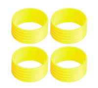 GMBYLBY 4 racchette da tennis in silicone Racquet Grip Anelli Nastri non scivolano in gomma