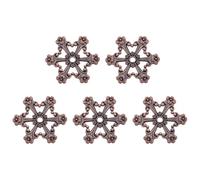 GMBYLBY 5 Antichi Thread Bobbin Ricamo Organizzatore Piastre Ricami Avvolgitori per Cuciture Filati Stoccaggio Bobine