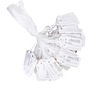 GMBYLBY 500 Marcatori Prodotti Lusso con Schede Appese Carta Riciclata per Boutique per La Merce Gioiello Display Identificatori del del Prodotto