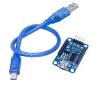 GMBYLBY Adattatore Seriale USB con Doppie Uscite Alimentazione per Modulo Compatibile E Programmazione Microcontrollore Adattatore USB Compatibile con CTU