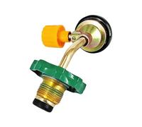 GMBYLBY Adattatore trasferimento combustibili da Campeggio in Lega Rame Zinco Pulsante Rilascio della Pressione Controllo dei Flussi Regolabili per Adattatore trasferimento della valvola