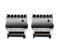 GMBYLBY Adattatore USB 3.2 E-Type angolo retto M/F 20 Gbps Trasferimento stabile Pannello frontale interno Installazione PC