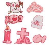 GMBYLBY Appliques A Tema Della Lettera Cartoni Animati Facili Da Cucire Fornitura Artigianale Perfetta Per Appassionati Artigianato E Stilisti Cucito