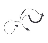 GMBYLBY Auricolare USB a lato singolo con cavo regolabile con microfono a cancellazione del rumore e design ergonomico per telefoni e tablet attività all'aperto cuffie a orecchio singolo per corsa