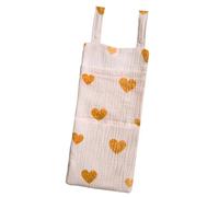 GMBYLBY Baby Friendly Letto Pannolino Caso di Stoccaggio Sacchetto Appeso Con Scompartimento Diviso Morbido Tessuto di Cotone Per L'Organizzazione Della Vivaio Multifunzionale Baby Bed Organizer