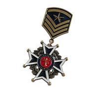 GMBYLBY Badge Antichi Badge Martial Fans Collector Star Pin Per Spillo Per La Raccolta Amanti Della Storia Antique