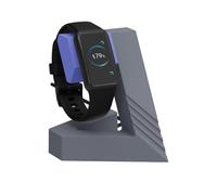 GMBYLBY Base Ricarica per Orologio con Doppi Slot per Cavi E Design Ergonomico per L'home Office con Connessione E Antiscivolo Ricarica in Silicone Antiscivolo