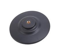 GMBYLBY Base rivestita in gomma rotonda 1/4 di montaggio per fotocamera DSLR tetto auto LED Light Holder staffa supporto per dispositivi mobili
