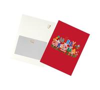 GMBYLBY Biglietto d ' auguri con effetto luce LED e incantevole musica Invito per matrimoni anniversari Natale LED con chip sonoro musicale Design illuminato per occasioni speciali Vacanze e