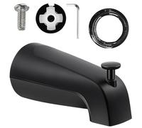 GMBYLBY Bocca per Vasca Scorrevole Rubinetto per Vasca con Deviatore Rubinetti per Vasca a Tirante con Strumento Installazione Bocche per Vasca Standard Bocca per Vasca Standard Universale