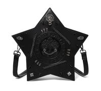GMBYLBY Borsa a tracolla Borsa a tracolla in pelle Valigetta vintage Steampunk Borsa a tracolla a tracolla Cartelle Donna Costumi gotici Accessori Borsa a tracolla Steampunk