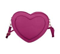 GMBYLBY Borsa a tracolla in poliuretano a forma di cuore, borsa a tracolla casual, aggiunge un tocco di moda al tuo look, b
