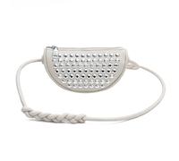 GMBYLBY Borse a tracolla piccole punk per le donne con disegni borchiati borsa ascellare borsa da viaggio borse casual, Ape Bianco Bw, Medium