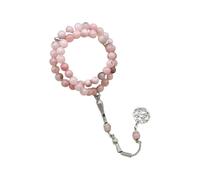 GMBYLBY Bracciale Fatto a Mano con Perle Vetro con 45 Perle Giada Simulate Modello Culturale Hui Bracciale Portatile con Perle Vetro per Gioielli Quotidiani