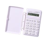 GMBYLBY Calcolatrice per Studenti Color Caramello a 8 cifre con Design del Coperchio Protettivo e calcolatrice Scolastica Portatile Leggera per Strumenti matematici