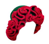 GMBYLBY Cappello da Pesca all ' Uncinetto per Ragazza Cappello a Cuffia Francese Cappello da Donna per Fotografia Secchiello da Spiaggia Abbigliamento da Spiaggia per Secchiello con con Volant