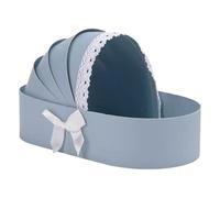 GMBYLBY Casella Celebrazione A Forma Culla per Arrangiamenti Floreali Regali Matrimonio Che Avvolgono Cesto Fiori con Contattini Riutilizzabili