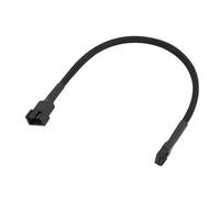 GMBYLBY Cavo della Ventola da 4 Pin 1 A 1 2 2 Estensione A Maniche Nera 3 Connessori per Cavi Vensione della Ventola per Adattatore CPU del Computer