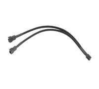 GMBYLBY Cavo della Ventola da 4 Pin 1 A 1 2 2 Estensione A Maniche Nera 3 Connessori per Cavi Vensione della Ventola per Adattatore CPU del Computer
