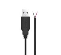 GMBYLBY Cavo di prolunga di ricarica Cavo di alimentazione 2 Pin Nudo Filo 22AWG USB Maschio USB Open End Cavo Per Ventilatore Luce LED