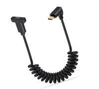 GMBYLBY Cavo prolunga a Spirale USB5 Tipo C Ricarica da 240 W Trasferimento da 80 Gbps Doppio Display 8K 16K a 144Hz Supporto USB Cavo USB C a Molla