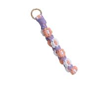 GMBYLBY Chiave A Cornica In Cotone A Mano Vibrante Ornamento Della Catena Della Corda Cotone A Mano Porta Porta Del Portafoglio Per Catena Telefonica Essenziale Quotidiana